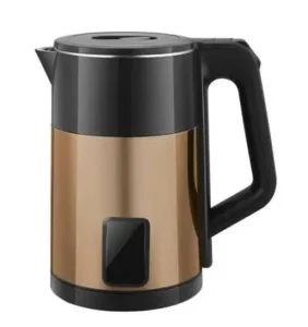 Electric Kettle Red & Black with ergonomic handle and fast boil feature