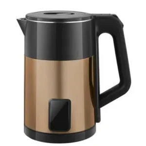 Electric Kettle Red & Black with ergonomic handle and fast boil feature