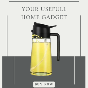 "Kitchen accessories oil dispenser bottle for cooking – useful home kitchen gadget available at PurePick.pk"