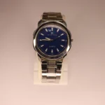 Decent Choice Blue Dial Chain Watch for Men with quartz analog display