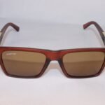 Brown frame sunglasses with UV protection and rectangular stylish design