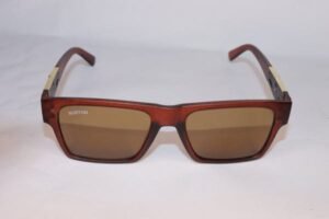 Brown frame sunglasses with UV protection and rectangular stylish design
