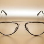 : Stylish aviator eyeglasses with lightweight metal frame for daily wear