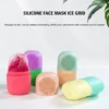 Silicone Facial Cleansing Brush with soft silicone bristles for deep facial cleansing