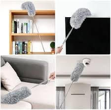 Microfiber Telescopic Duster with Extendable Handle for Ceiling Fan Cleaning